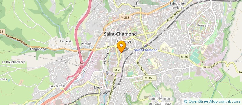 localisation de l'entreprise A-F-R à SAINT-CHAMOND