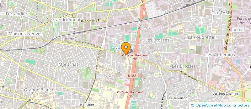 localisation de l'entreprise A F R à VILLEURBANNE