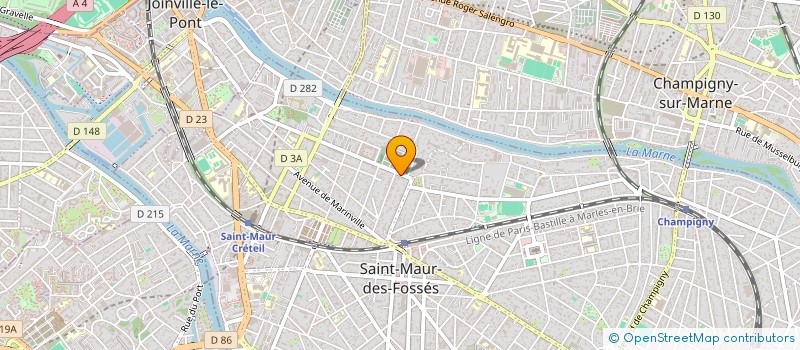 localisation de l'entreprise A.F.R. à SAINT-MAUR-DES-FOSSES