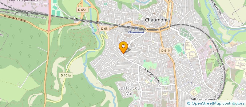 localisation de l'entreprise A.F.R.I.C. à CHAUMONT