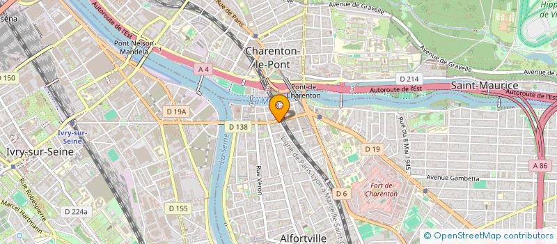 localisation de l'entreprise A.F.R.I.C.A.A (AGIR FORM RASS CITOYEN) à ALFORTVILLE