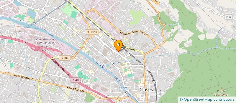 localisation de l'entreprise A.F. REAL ESTATE  CLUSES