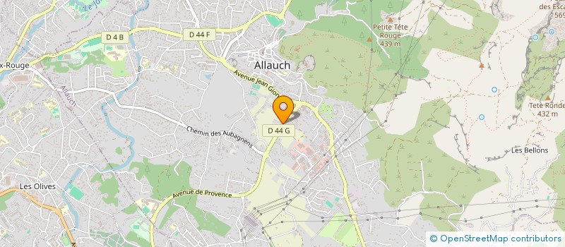 localisation de l'entreprise A.F. RESTO  ALLAUCH