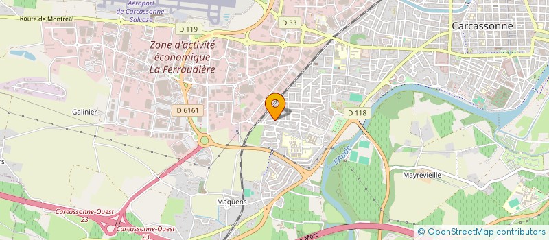 localisation de l'entreprise A F S à CARCASSONNE