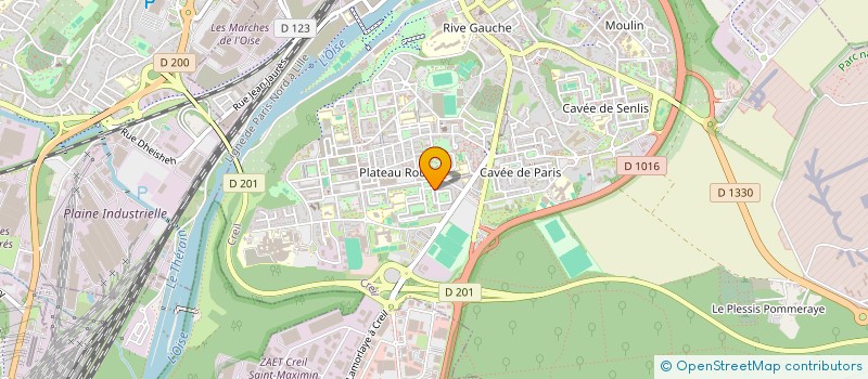 localisation de l'entreprise A.F.S.D  CREIL