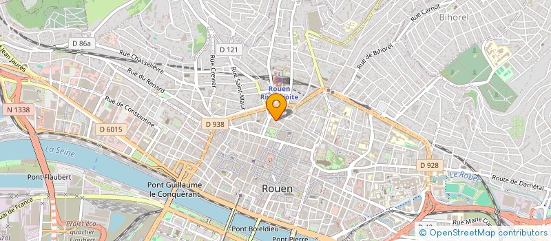 localisation de l'entreprise A.F.S.I.ACTION FORMA STRATEGEQUE INTER à ROUEN