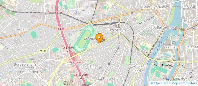 localisation de l'entreprise A.F.S.O  TOULOUSE