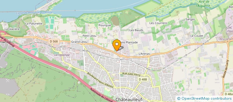 localisation de l'entreprise A F S P  MARIGNANE