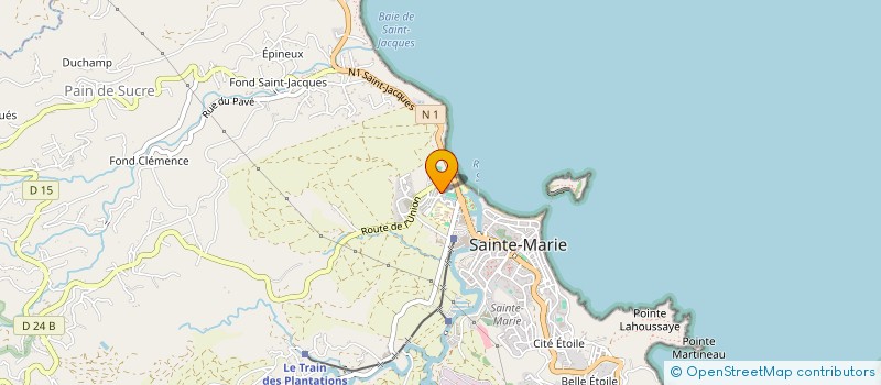 localisation de l'entreprise A.F SERVICES à SAINTE MARIE