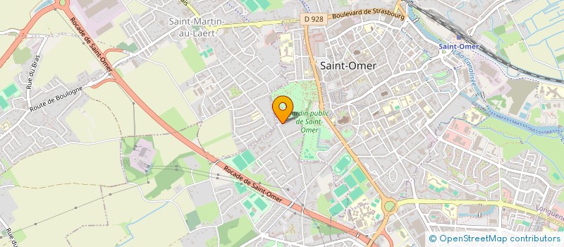 localisation de l'entreprise A.F. STOVEN  LONGUENESSE