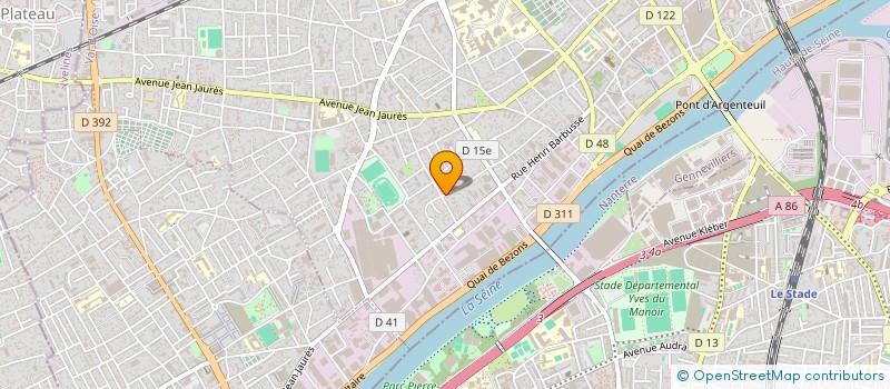 localisation de l'entreprise A.F.T  ARGENTEUIL