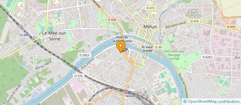 localisation de l'entreprise A.F.T à MELUN