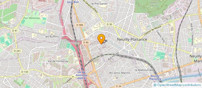 localisation de l'entreprise A.F.T.  BALLANCOURT-SUR-ESSONNE