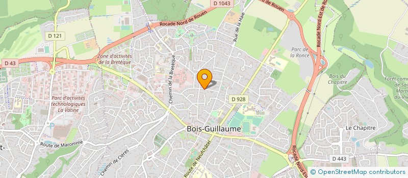 localisation de l'entreprise A F T NEUF ET RENOVATION à BOIS-GUILLAUME