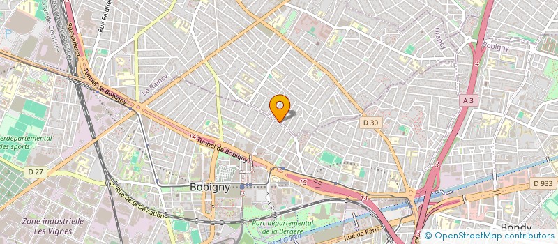 localisation de l'entreprise A.F TEIXEIRA à DRANCY