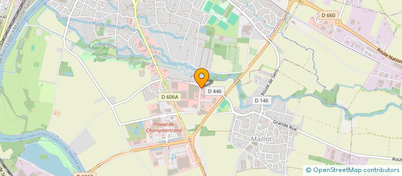 localisation de l'entreprise A.F. TRANSPORTS à MAILLOT