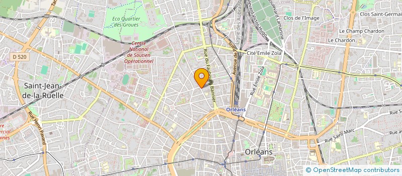 localisation de l'entreprise A.F.U.L. LE CHARLES VII  ORLEANS