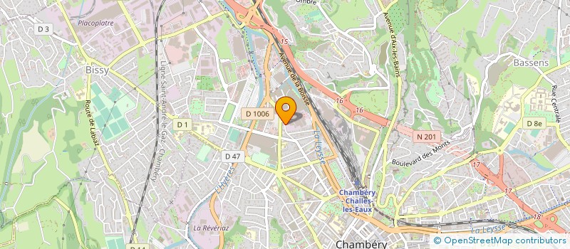 localisation de l'entreprise A F V à CHAMBERY