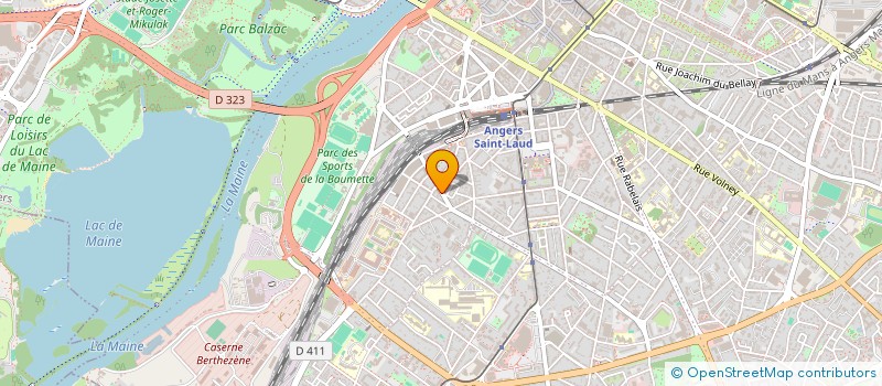 localisation de l'entreprise A.F.V.E.B à ANGERS