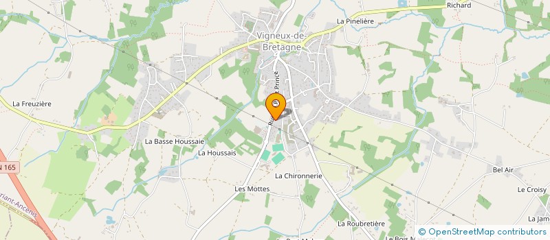 localisation de l'entreprise A.F.W à VIGNEUX-DE-BRETAGNE
