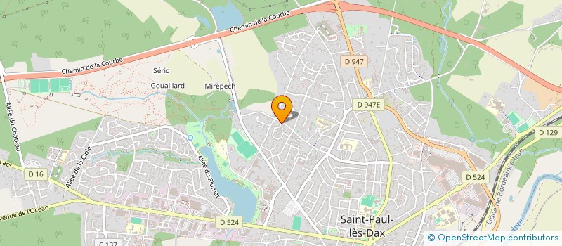 localisation de l'entreprise A FAIRE BOUGER LE MONDE à SAINT-PAUL-LES-DAX