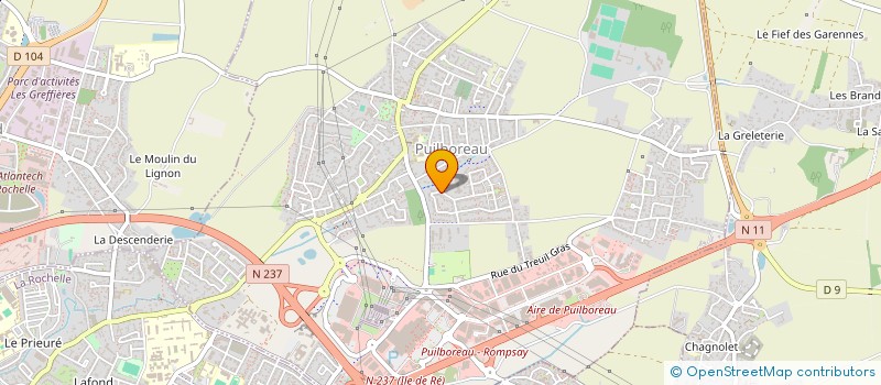 localisation de l'entreprise A & FAMILY  PUILBOREAU