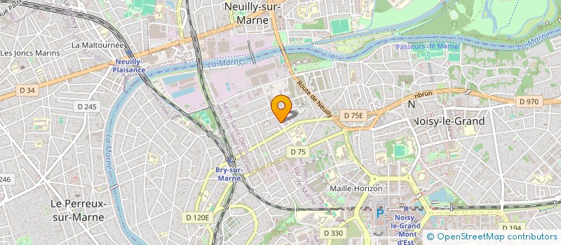 localisation de l'entreprise A-FARAH BEAUTE à NOISY-LE-GRAND