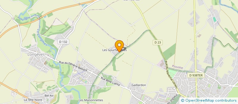 localisation de l'entreprise A.FLANT  LONGEVES