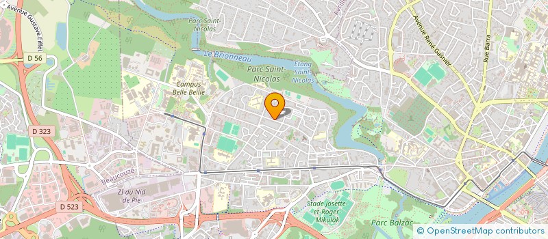 localisation de l'entreprise A FLASH OF ANGER(S) à ANGERS