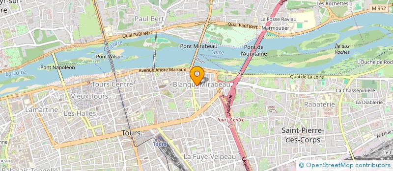 localisation de l'entreprise A FLEUR D'AIRS  TOURS