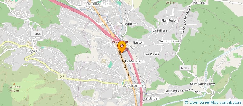 localisation de l'entreprise A FLEUR D AME à LA DESTROUSSE
