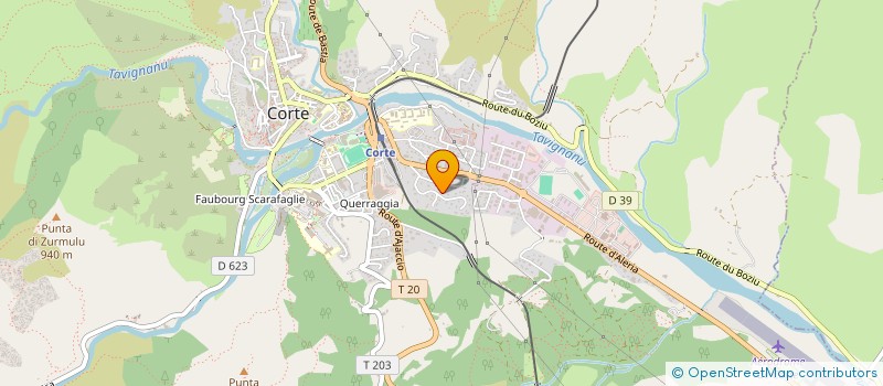 localisation de l'entreprise A FLEUR D'O  CORTE