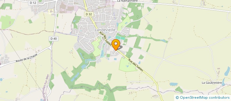 localisation de l'entreprise A FLEUR DE CIRE à LANDEVIEILLE