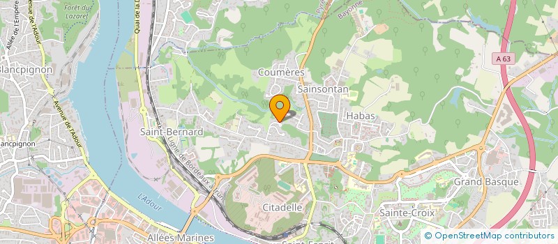 localisation de l'entreprise A FLEUR DE CORDES à BAYONNE