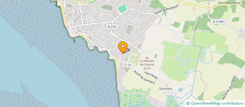 localisation de l'entreprise A FLEUR DE MAREE - BALADES NATURE  FOURAS