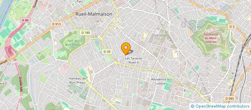 localisation de l'entreprise A FLEUR DE MONDE à RUEIL-MALMAISON