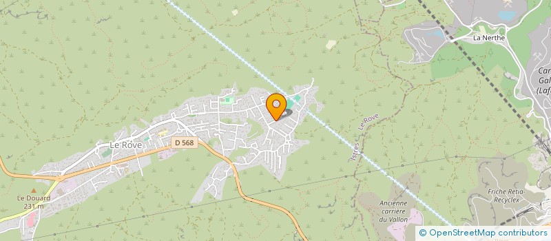 localisation de l'entreprise A FLEUR DE MOTS  LE ROVE