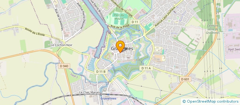 localisation de l'entreprise A FLEUR DE PEAU à GRAVELINES