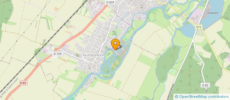 localisation de l'entreprise A FLEUR DE PEAU  HUTTENHEIM