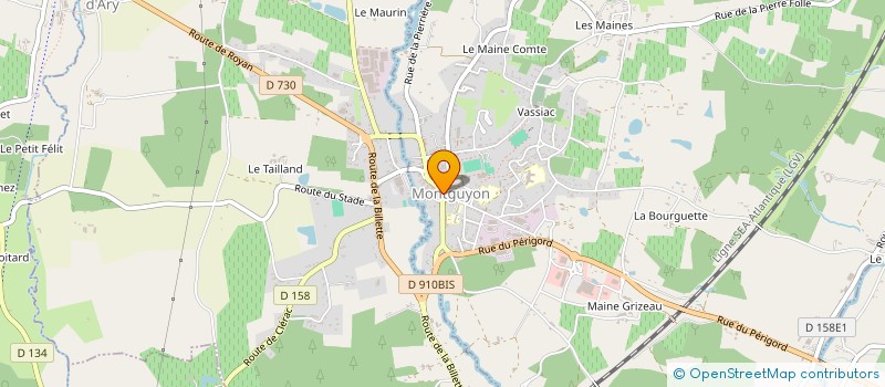 localisation de l'entreprise A FLEUR DE POT à MONTGUYON