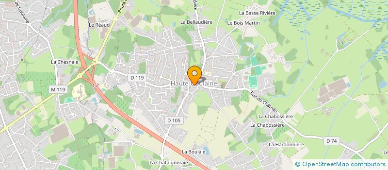 localisation de l'entreprise A FLEUR DE SENS  HAUTE-GOULAINE