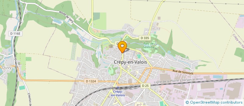 localisation de l'entreprise A FLEURS D O à CREPY-EN-VALOIS