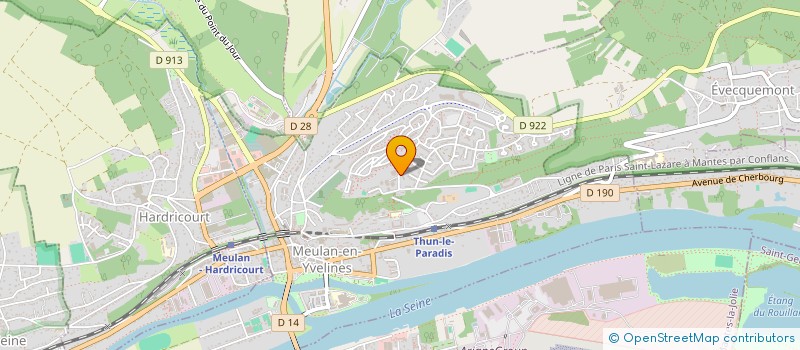 localisation de l'entreprise A FLEURS DE PEAU  MEULAN-EN-YVELINES