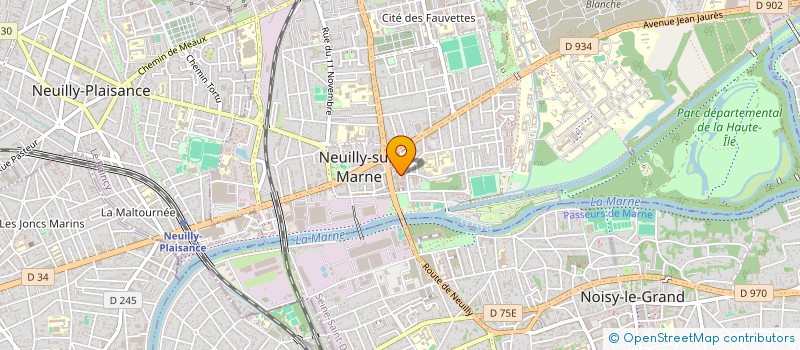 localisation de l'entreprise A FLEURS DE TOI à NEUILLY-SUR-MARNE