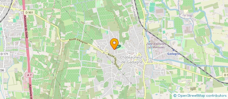 localisation de l'entreprise A FOND  CHATEAUNEUF-DE-GADAGNE