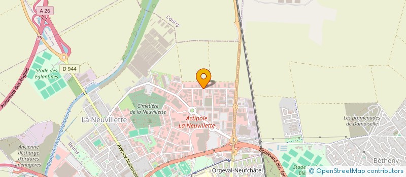 localisation de l'entreprise A FOND LES MANETTES  REIMS