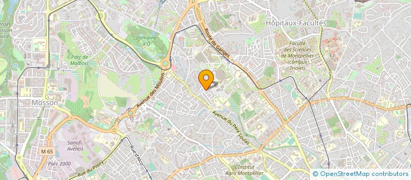 localisation de l'entreprise A FOND SUR BELLEVARDE SARL à MONTPELLIER