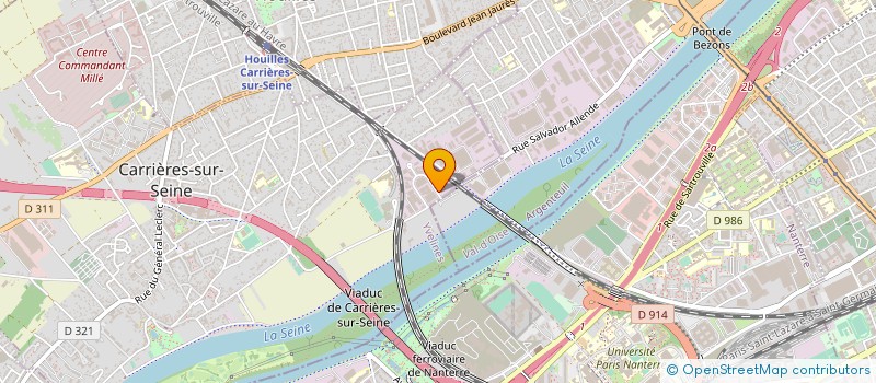 localisation de l'entreprise A FORMACENTRE à CARRIERES-SUR-SEINE