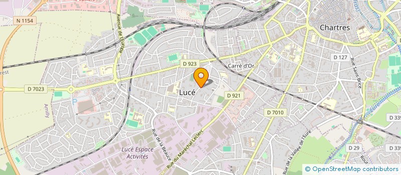 localisation de l'entreprise A FRANCE TRANSPORT à LUCE