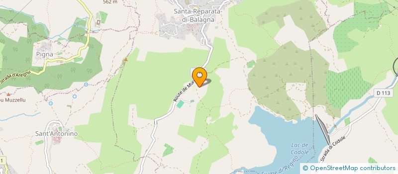 localisation de l'entreprise A FRASCA à SANTA-REPARATA-DI-BALAGNA